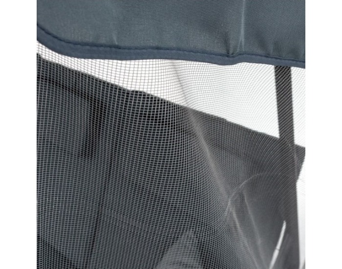 Záhradná hojdačka Victoria - antracit / sivá