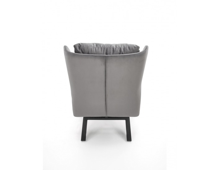 Dizajnové kreslo Victus - tmavosivá / čierna