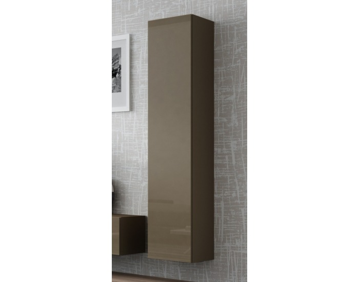 Skrinka na stenu Vigo 180 - latte / latte lesk