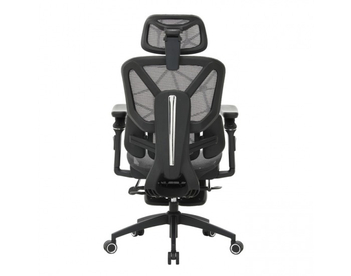 Kancelárske kreslo Vilmer - tmavosivá / čierna