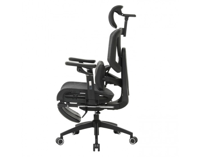 Kancelárske kreslo Vilmer - tmavosivá / čierna