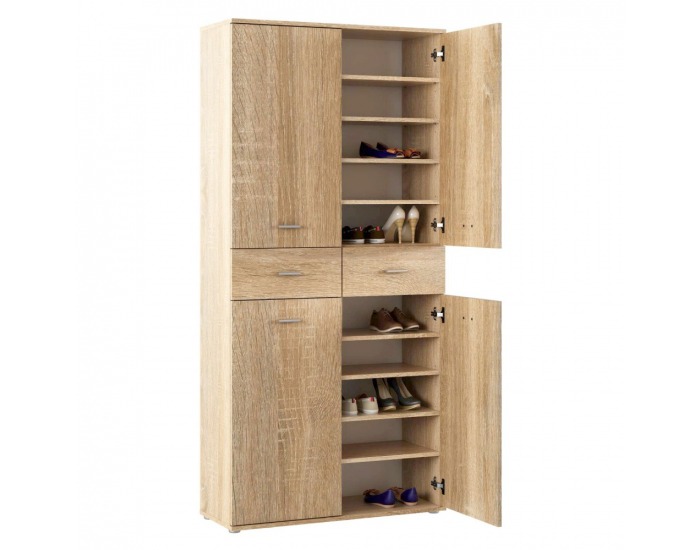 Botníková skriňa / regál Vilot - dub sonoma