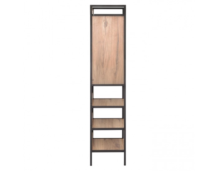 Regál na víno Vinpo - dub / čierna