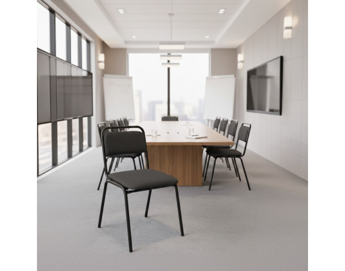 Konferenčná stolička Visitor - sivá