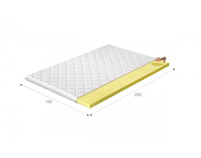 Obojstranný penový matrac (topper) Vitano 160 160x200 cm
