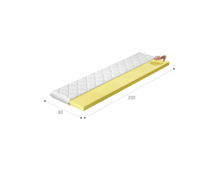 Obojstranný penový matrac (topper) Vitano 80 80x200 cm