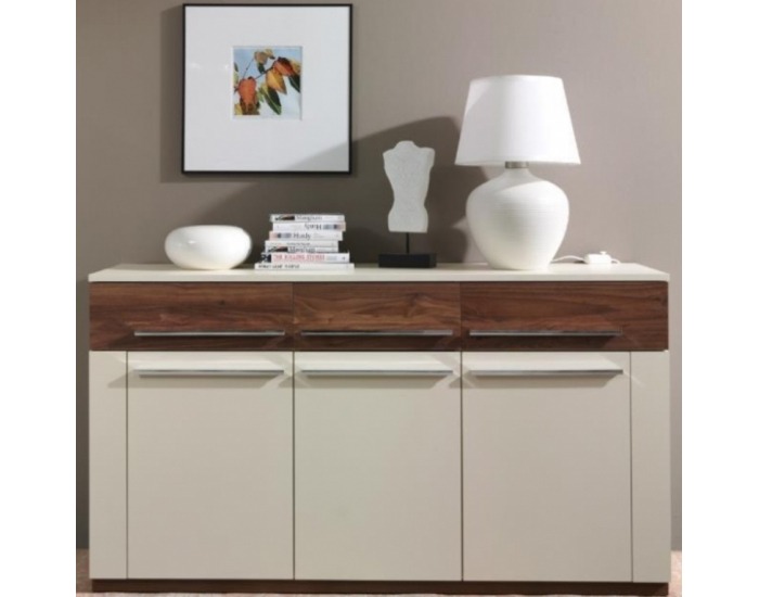 Dvojdverová komoda Carry - vanilka / nocce sorrento