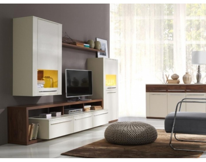 Dvojdverová komoda Carry - vanilka / nocce sorrento