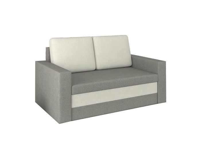 Rozkladacia pohovka s úložným priestorom Wilo - sivá / svetlosivá