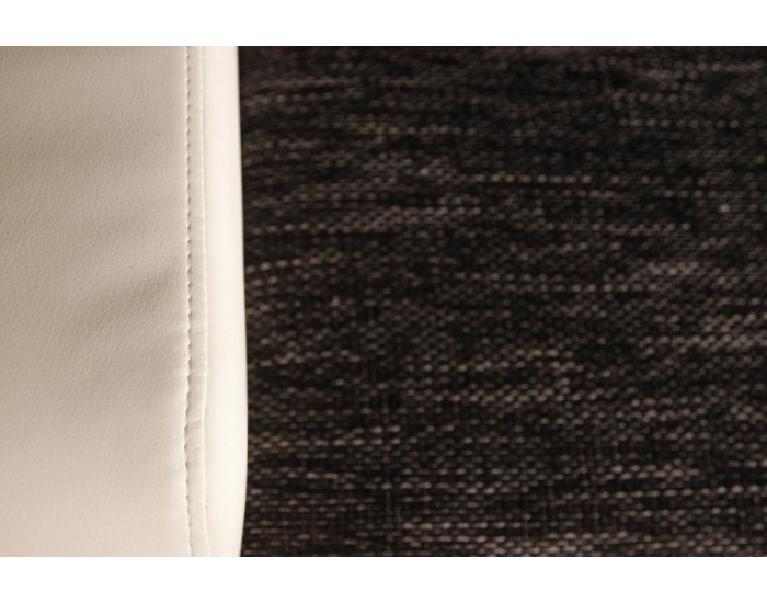 Rohová sedačka s rozkladom Aleksander L/P - biela ekokoža / berlin 2