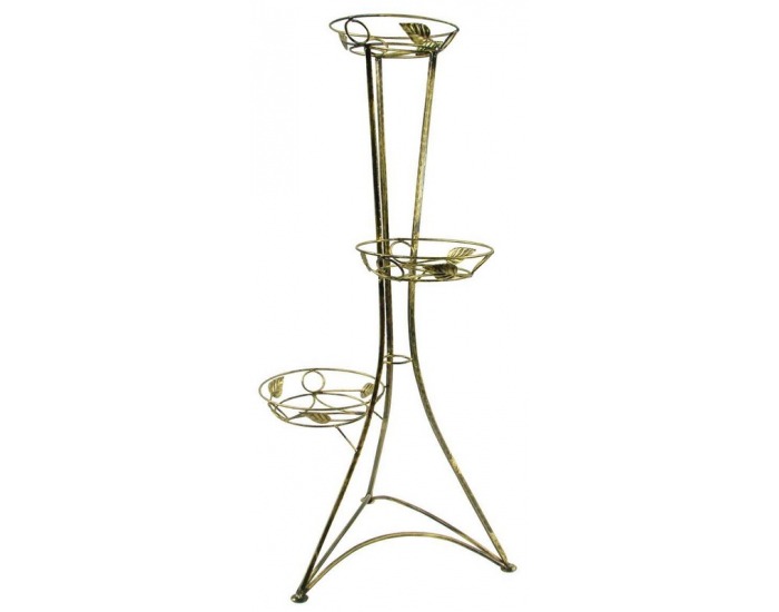 Stojan na kvety KWK-705 - zlato-bronzová