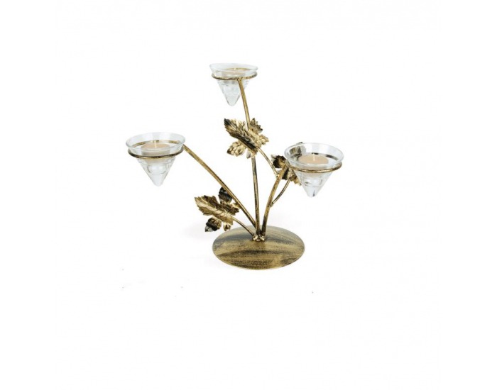 Svietnik SW-439 - zlato-bronzová