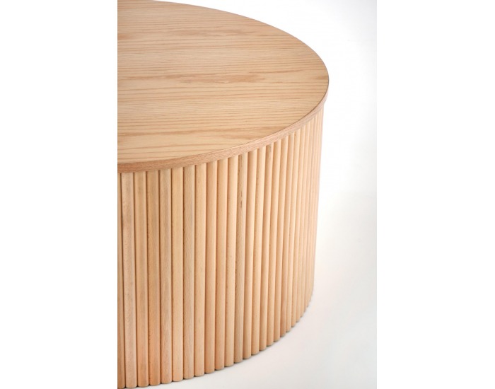 Okrúhly konferenčný stolík Woody - prírodná