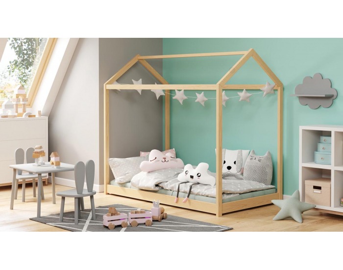Detská posteľ s roštom Yogi 80x160 cm - borovica