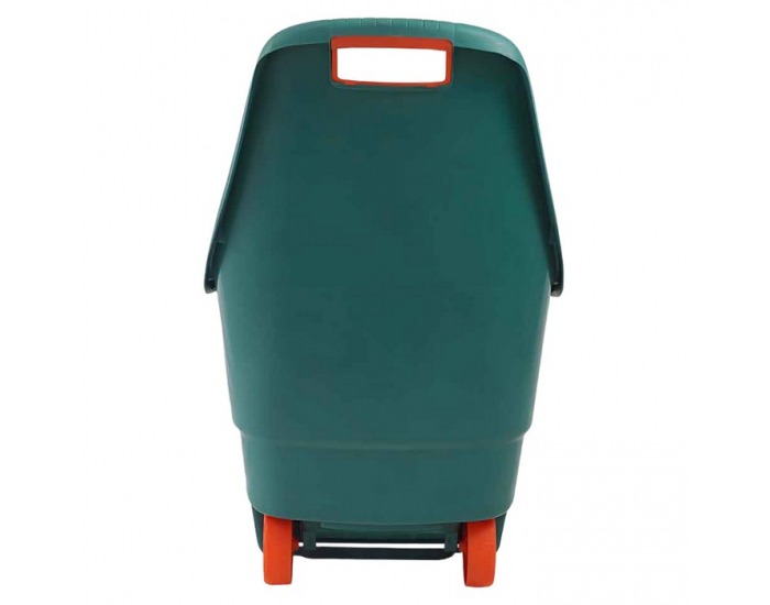 Plastový záhradný vozík Zafer - zelená / oranžová