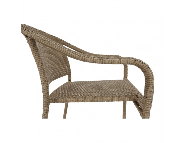 Záhradná stolička Binga - hnedá