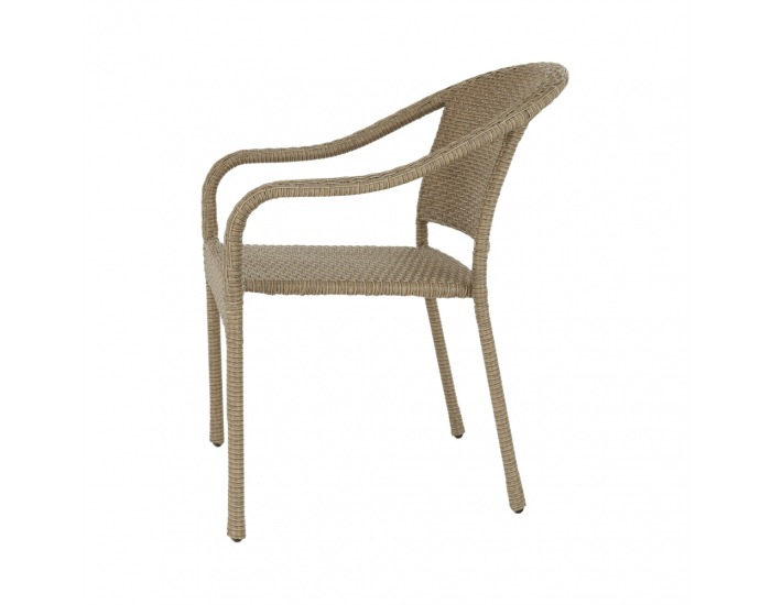 Záhradná stolička Binga - hnedá