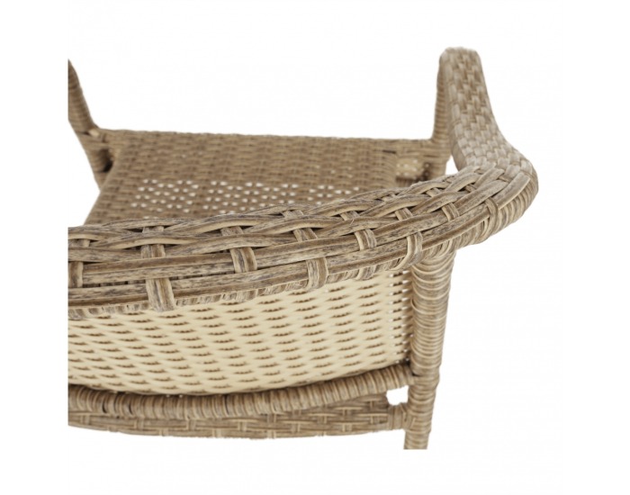 Záhradná stolička Binga - hnedá