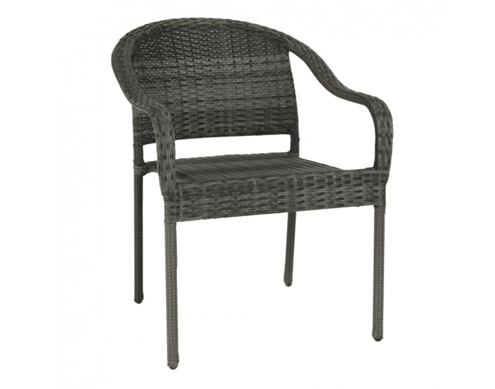 Záhradná stolička Binga - sivá