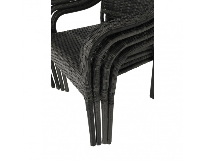 Záhradná stolička Binga - sivá