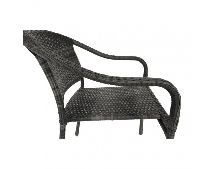 Záhradná stolička Binga - sivá