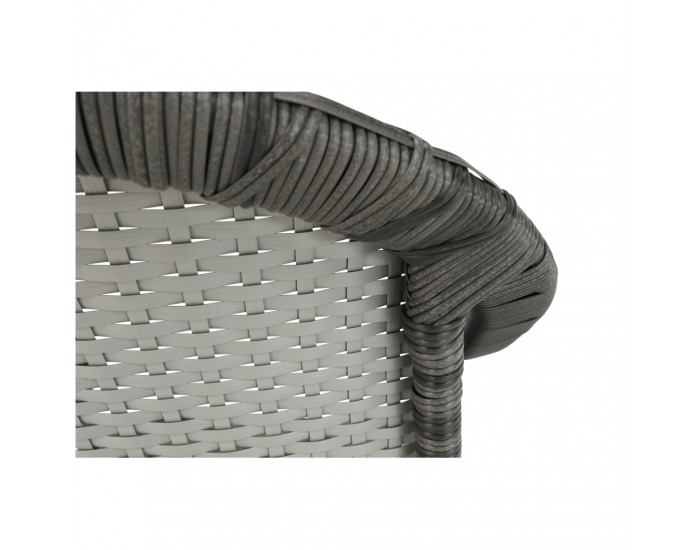 Záhradná stolička Binga - sivá