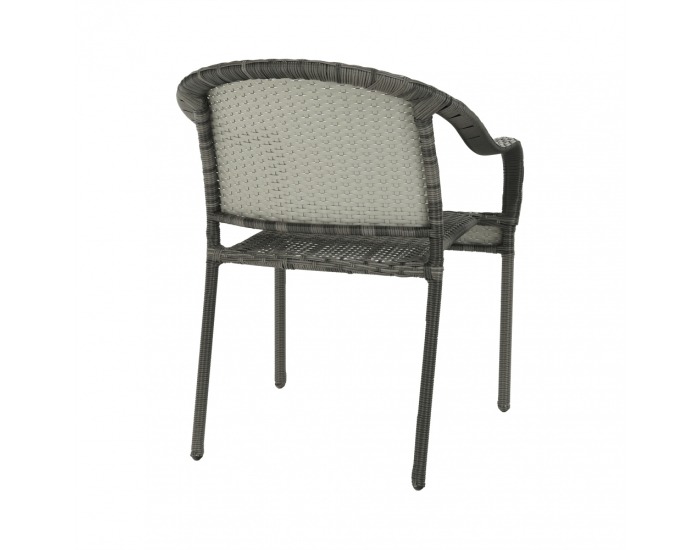 Záhradná stolička Binga - sivá