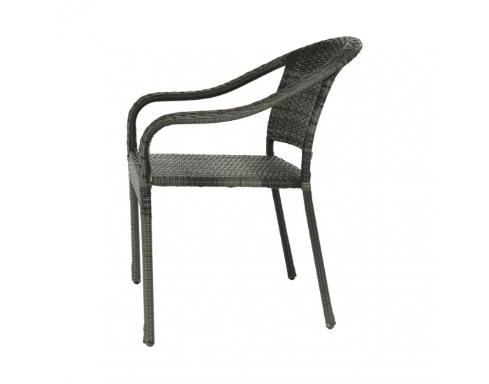 Záhradná stolička Binga - sivá