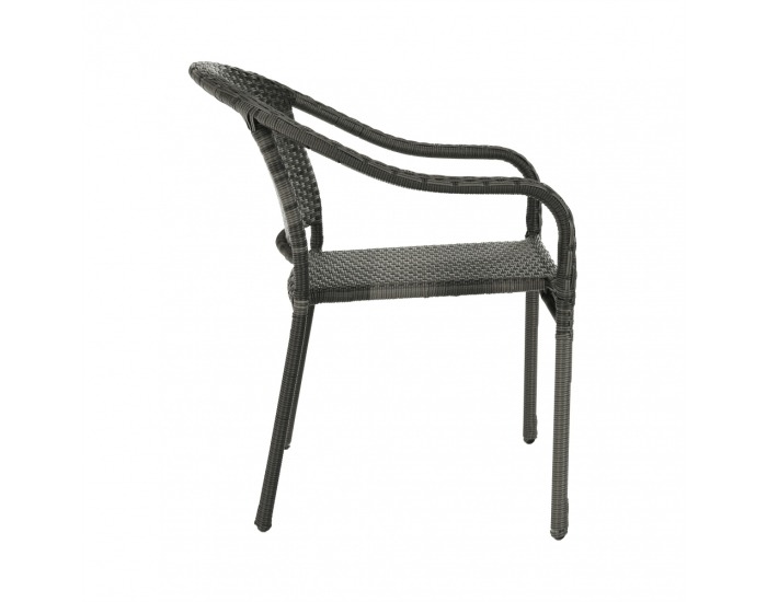 Záhradná stolička Binga - sivá