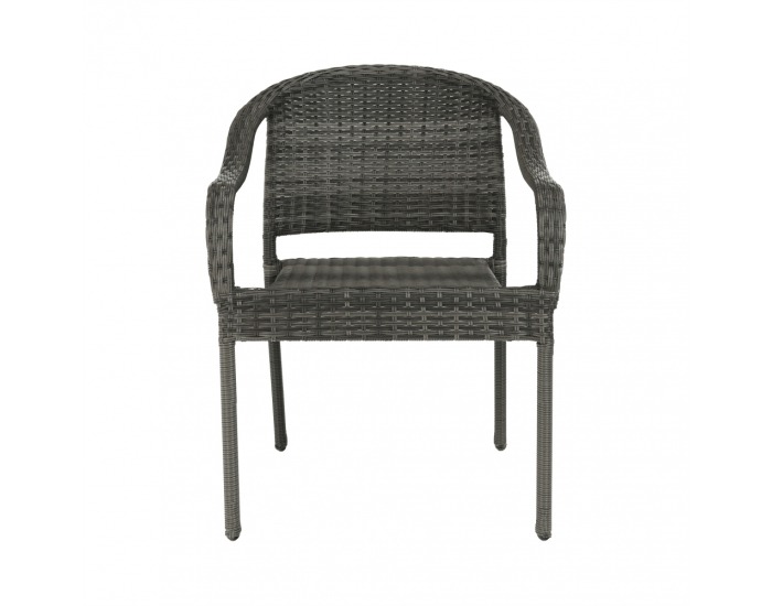 Záhradná stolička Binga - sivá