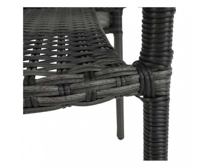 Záhradná stolička Binga - sivá