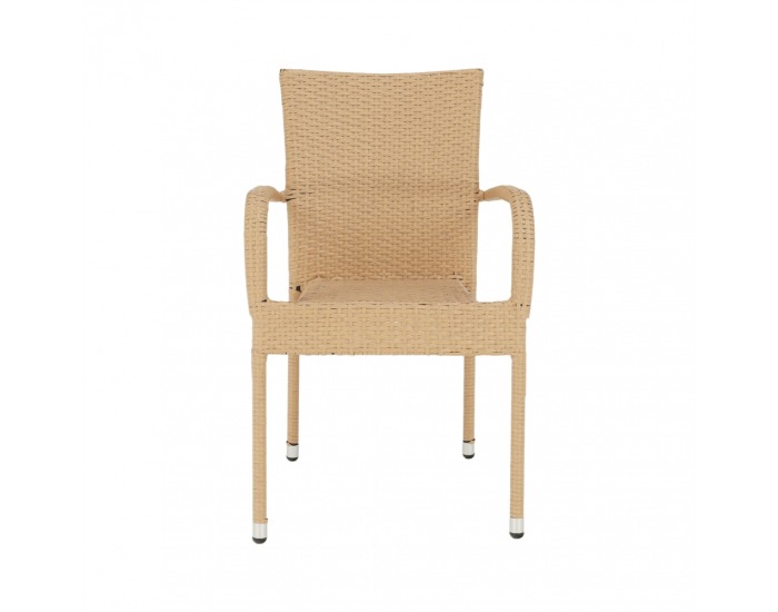 Záhradná stolička Vipana - svetlohnedá