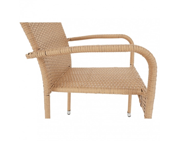 Záhradná stolička Vipana - svetlohnedá