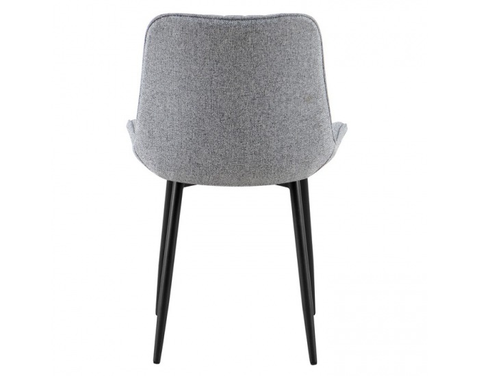 Jedálenská stolička Zajra - svetlosivá / čierna