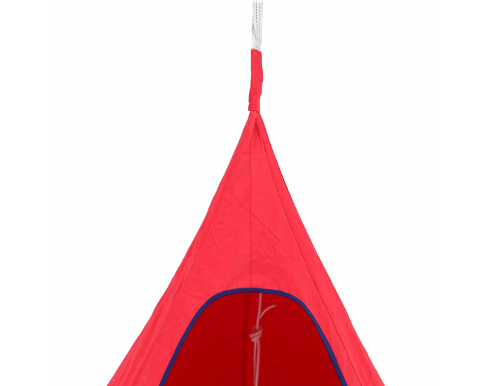 Závesné hojdacie kreslo Klorin - červená