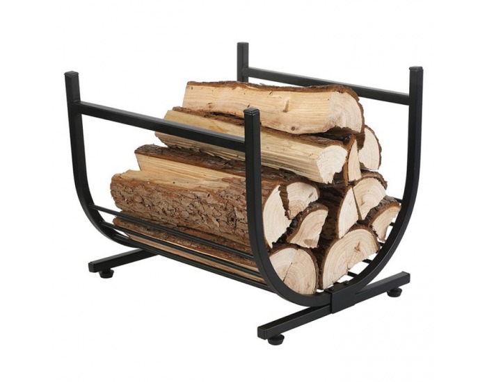 Kôš na drevo Zenra - čierna