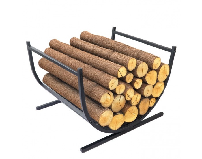 Kôš na drevo Zenra - čierna