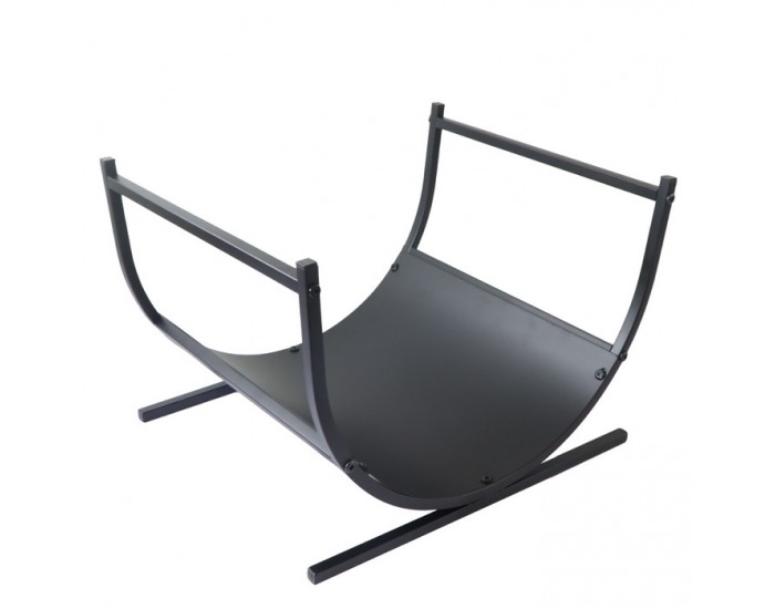 Kôš na drevo Zenra - čierna