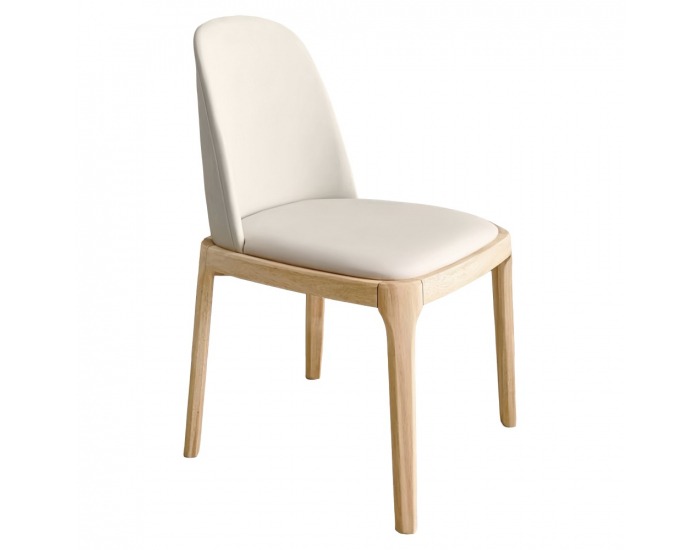 Jedálenská stolička Zentra - prírodná / béžová