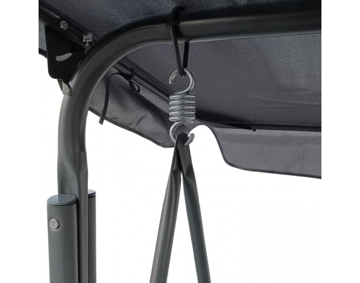 Záhradná hojdačka Zera - sivá