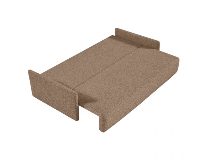 Rozkladacia pohovka s úložným priestorom Zerus - hnedá