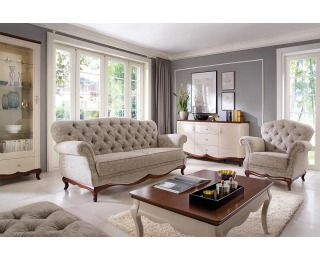 Milano - kašmír vysoký lesk / orech Milano