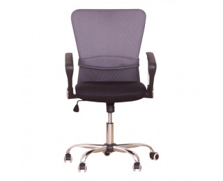 Kancelárska stolička s podrúčkami Aex - čierna / sivá