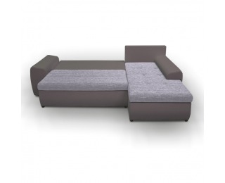 Rohová sedačka s rozkladom Joy UNIVERZAL L/P - cappuccino / sivá Rohová sedačka s rozkladom Joy UNIVERZAL L/P - cappuccino / sivá