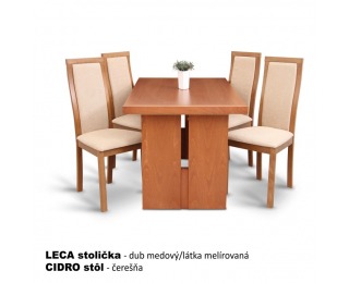 Jedálenský stôl Cidro - čerešňa