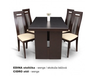 Jedálenský stôl Cidro - wenge