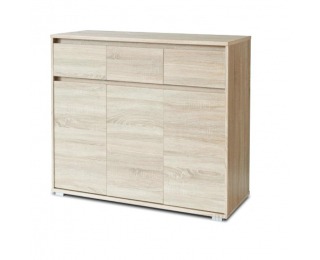 Trojdverová komoda Tasilo 2 - dub sonoma