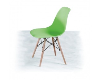Jedálenská stolička Cinkla PC-015 - zelená / buk