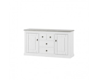 Dvojdverová komoda Liona LM 40 - biela