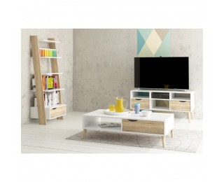 TV stolík Oslo 75391 - dub sonoma / biela